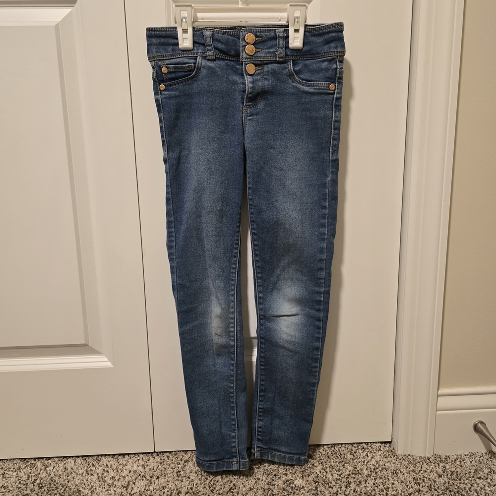 DKNY Kids Blue Jeans with Gold Buttons